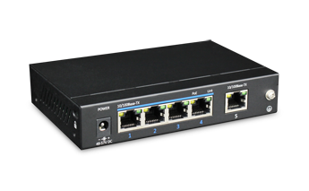 4口百兆PoE交換機